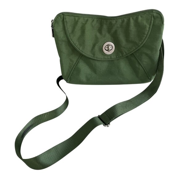 Baggallini Green Nylon Crossbody Bag – Appears Unused, Flaw on Strap - Picture 1 of 7